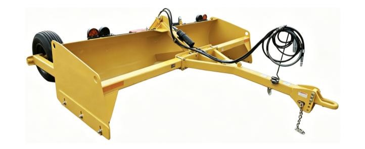 Box-type land leveler compatible with the ICEGPS land leveling system